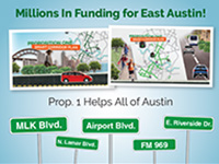 Prop 1 Traffic mailer East Austin Prop 1 Traffic mailer