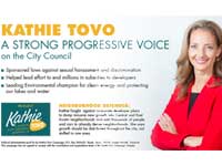 Kathy Tovo push card